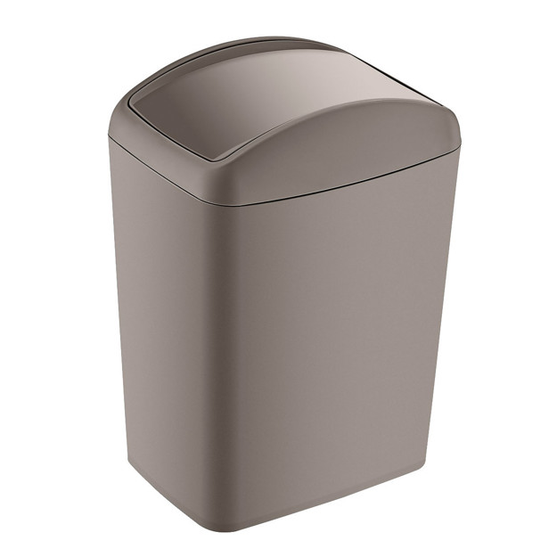 Imagen de PAPELERA 40Lts Plastica Vaiven Marron 26x36x53cm H
