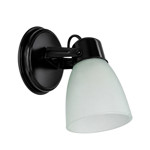 Imagen de SPOT 1 Luz E27 Tulipa Satinada Negro