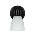 Imagen de SPOT 1 Luz E27 Tulipa Satinada Negro