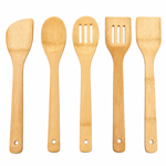 Imagen de SET 6 Pzas Utensilios Bambu 10x10x32cm H