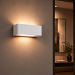 Imagen de Aplique LED 6w Cálido Tauro Blanco 20x10x8cm H