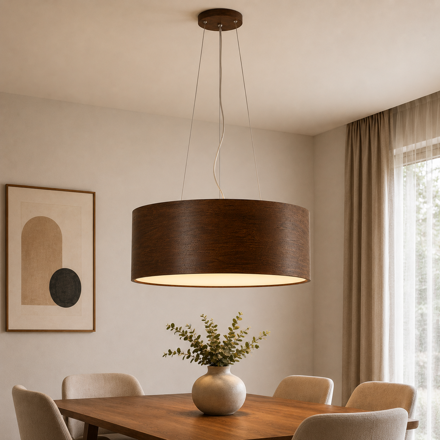 Imagen de COLGANTE 4 Luces E27 Navi MADELUSTRE 53cmØ Rustico