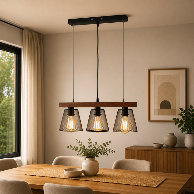 Imagen de Colgante COUNTRY 3 Luces E27