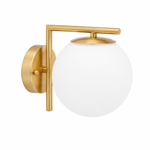 Imagen de Aplique 1 Luz Lyra Oro Mate