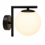 Imagen de Aplique 1 Luz Lyra Negro