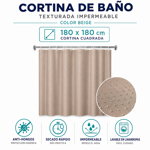 Imagen de Cortina 180x180 Arena Teflon Punto Diam.