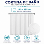 Imagen de Cortina 180x195 Blanca Pto. Diamante