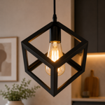Imagen de COLGANTE 3 Luces Cubos Vintage