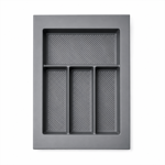 Imagen de CUBIERTERA 4 Divisiones Gris Oscuro 54x35x5.5cm