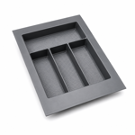 Imagen de CUBIERTERA 4 Divisiones Gris Oscuro 54x35x5.5cm
