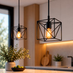 Imagen de COLGANTE 1 Luz E27 Cubo Vintage 16x16 / 16cm H