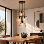 Imagen de COLGANTE 4 Luces Design