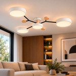 Imagen de Centro Led 40w Bonzo Blanco 3 Tonalidades 90x58x14cm H