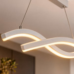Imagen de Colgante LED 26w Wave Blanco 90cm