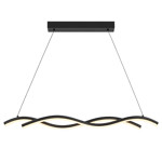 Imagen de Colgante LED 26w Wave Negro 90cm
