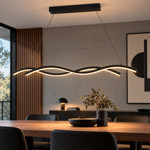 Imagen de Colgante LED 26w Wave Negro 90cm