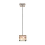 Imagen de Colgante Cronos LED 1 x 5w ((10x10/6.5cm h)( h.max 1.15mts.)) Caireles Cristal