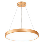 Imagen de Colgante LED 30w Flat Oro Mate 3 Tonalidades Ø50x5cm H