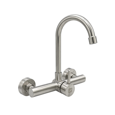 Imagen de Mezcladora Acero Pared 20cm Rimontti Palito