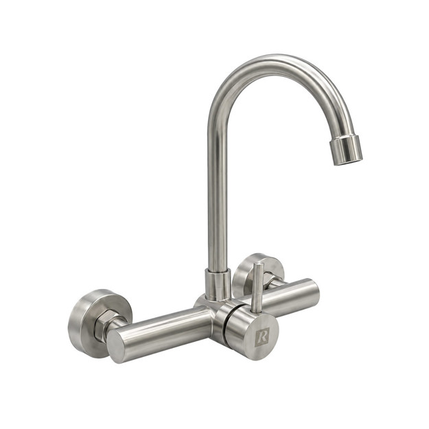 Imagen de Mezcladora Acero Pared 20cm Rimontti Palito