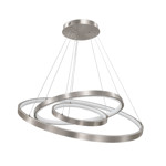 Imagen de Colgante LED Serena Tryo 92W Cálido Nickel Ø80/Ø60/Ø40 100cm h