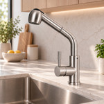 Imagen de Mezcladora Extraible Palito Acero Inox. Alto 37cm