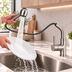 Imagen de Mezcladora Extraible Palito Acero Inox. Alto 37cm