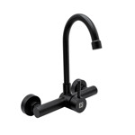 Imagen de Mezcladora Negra Pared 20cm Palito Rimontti