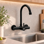 Imagen de Mezcladora Negra Pared 20cm Palito Rimontti