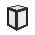 Imagen de APLIQUE LED de Exterior 12w Calido Rectangular Negro 13x10.8x16cm H