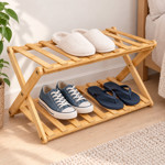 Imagen de ZAPATERA Madera Bambú 2 Niveles 50*25*25cm