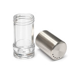 Imagen de SET Especieros Salero + Pimentero Acrílico / Acero Ø4x8cm H