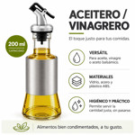 Imagen de DISPENSADOR Aceitero o Vinagrero Vidrio 200ml
