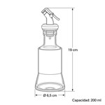Imagen de DISPENSADOR Aceitero o Vinagrero Vidrio 200ml
