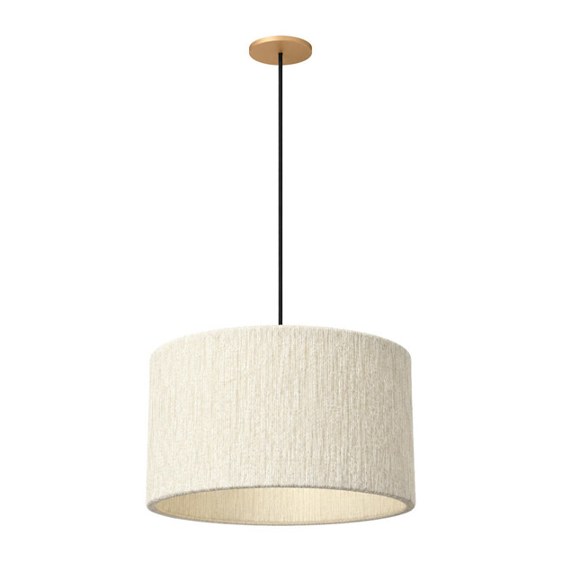 Imagen de COLGANTE 1 Luz E27 Plush Blanco Ø 33cm