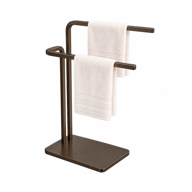 Imagen de TOALLERO de Mesa Doble Marrón 30cm H