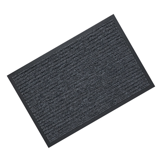 Imagen de FELPUDO de Fieltro c/Base de Goma Gris 38x60cm